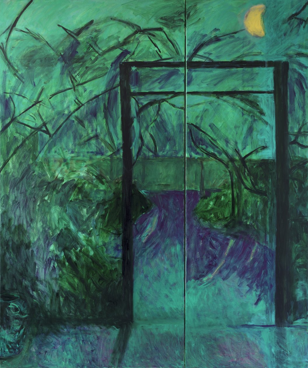 Tuin bij maanlicht, 2014 door Julie Held