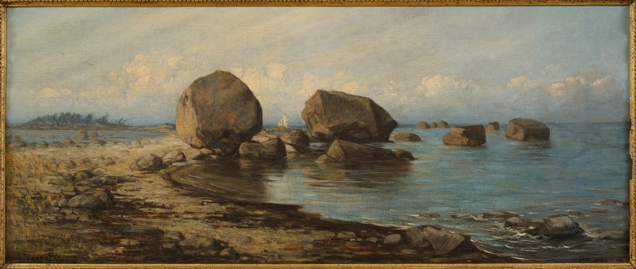 Ests: "Käsmu-strand". door Julie Wilhelmine Hagen Schwarz