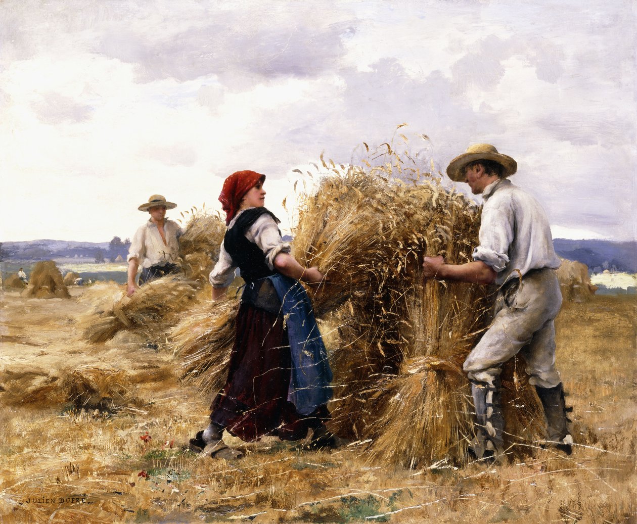 Hooien door Julien Dupre