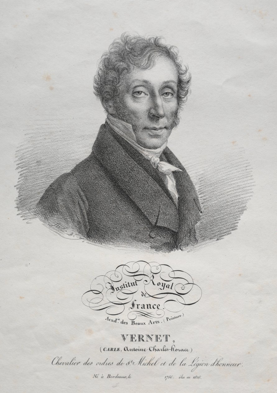 Carl Vernet door Julien Leopold Boilly
