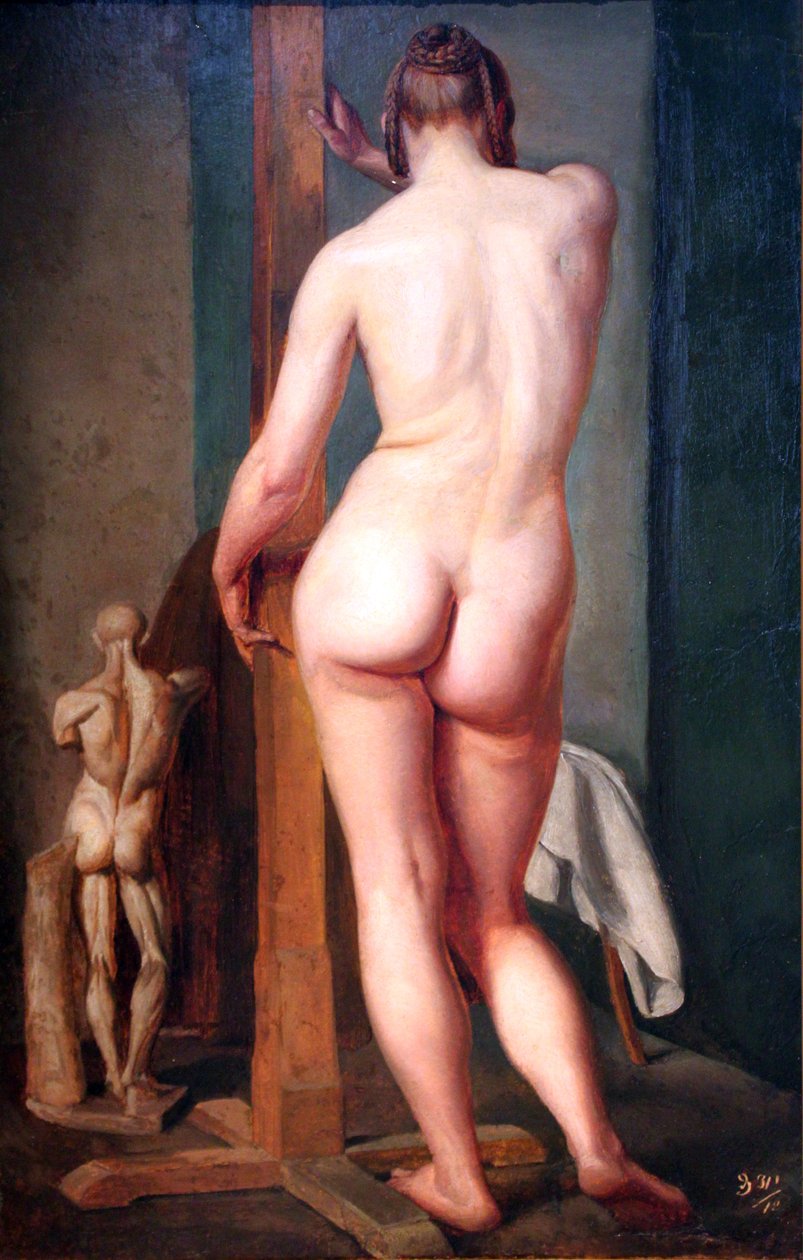 Vrouwelijke Rug door Julius Schnorr von Carolsfeld