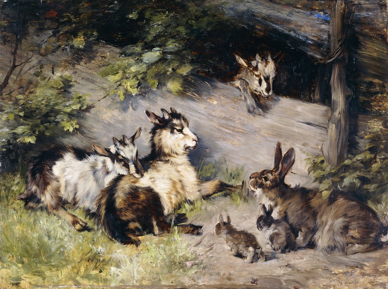 De gasten door Julius Adam