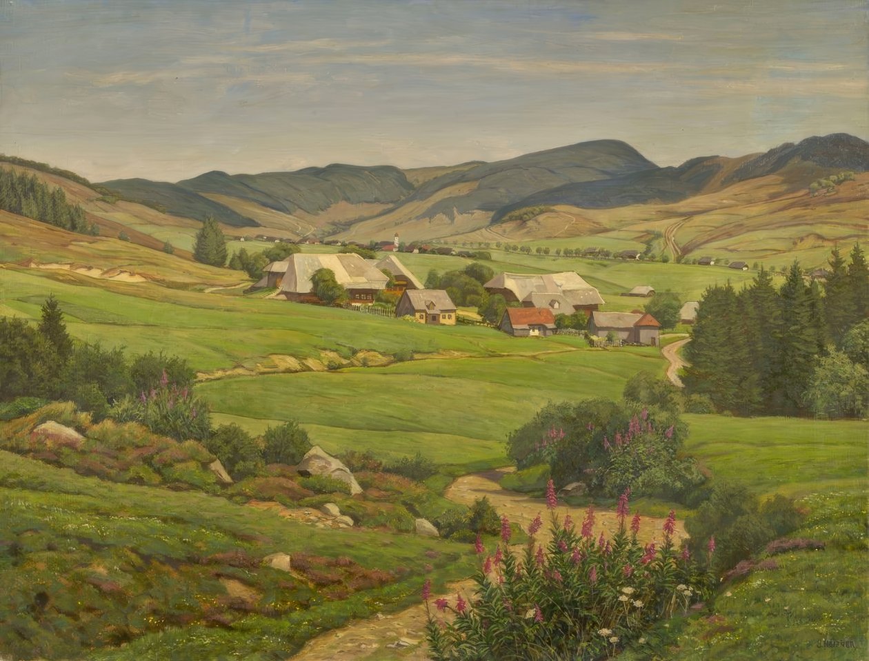 Bernau-Oberlehen door Julius Heffner