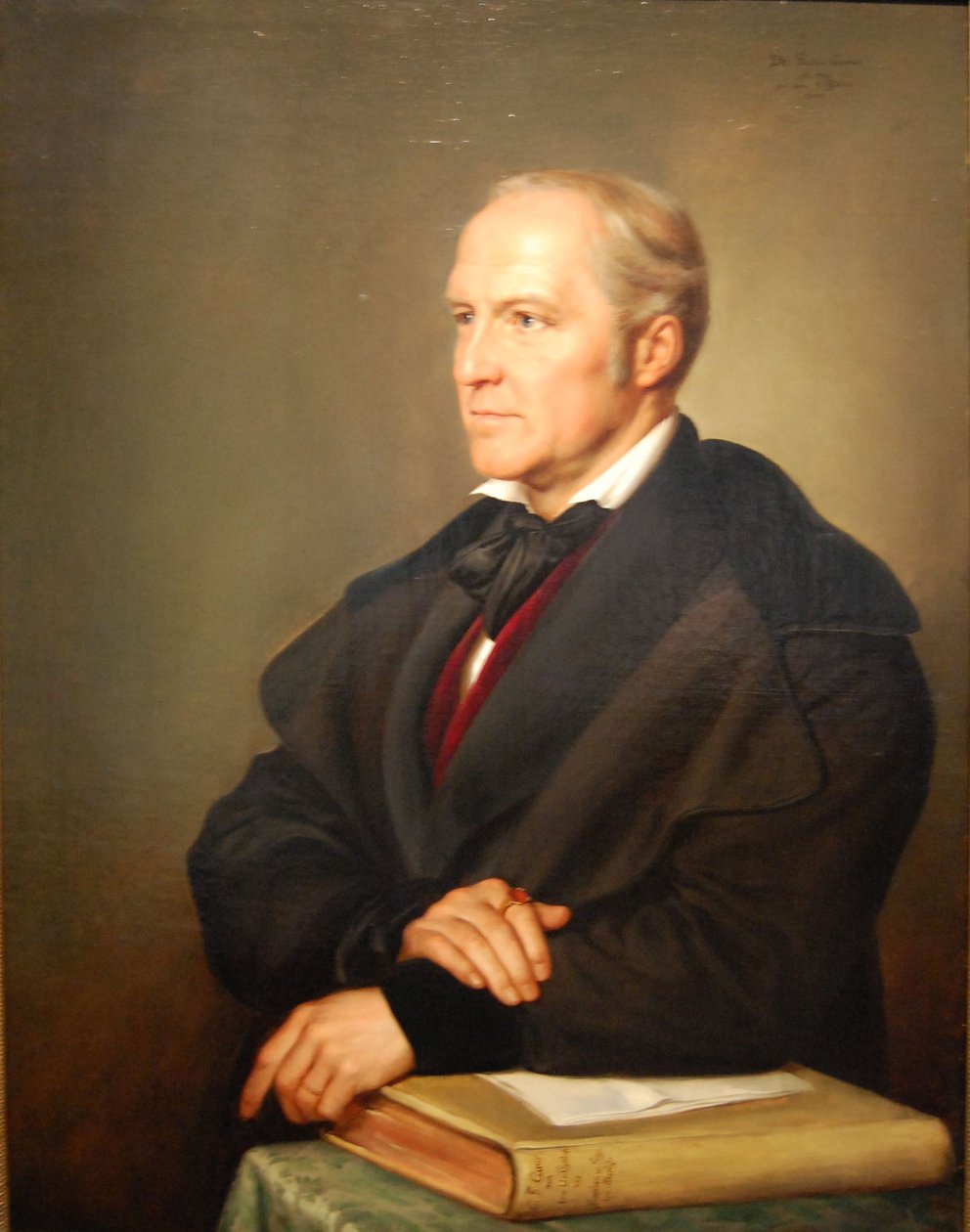 Portret van Carl Gustav Carus door Julius Hubner