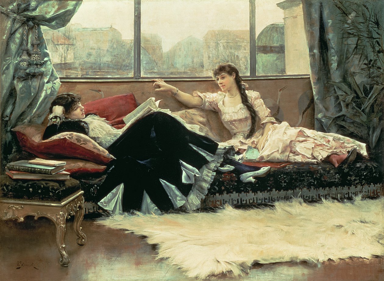 Sarah Bernhardt door Julius Leblanc Stewart