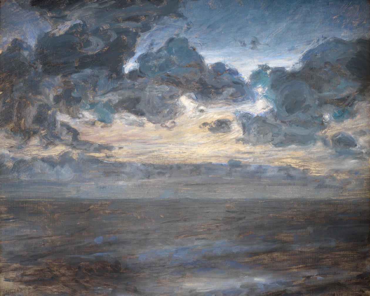 Midzomernacht op Tisvilde Strand door Julius Paulsen