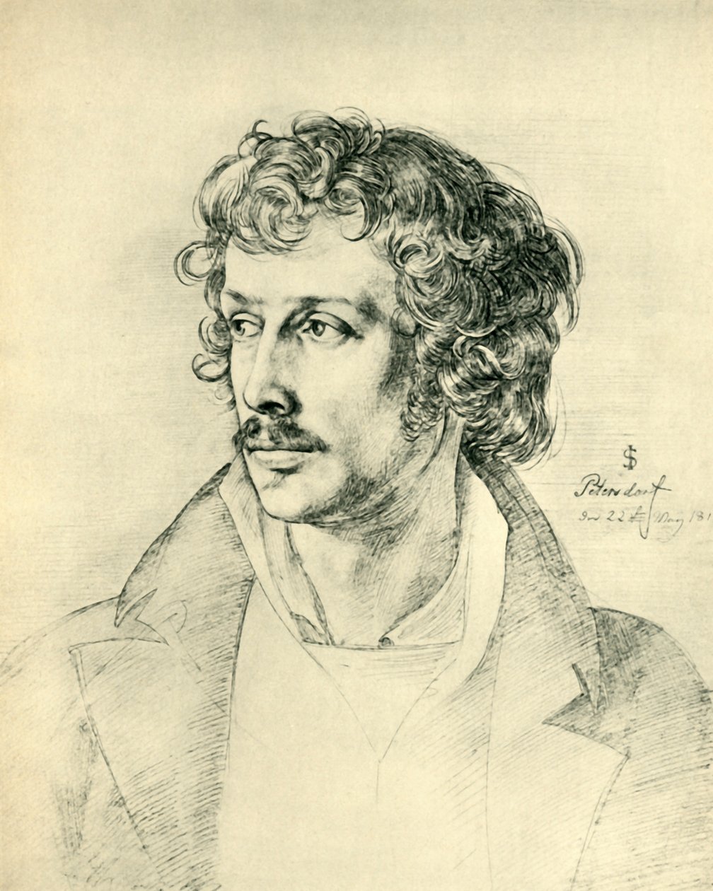 Friedrich Olivier door Julius Schnorr von Carolsfeld