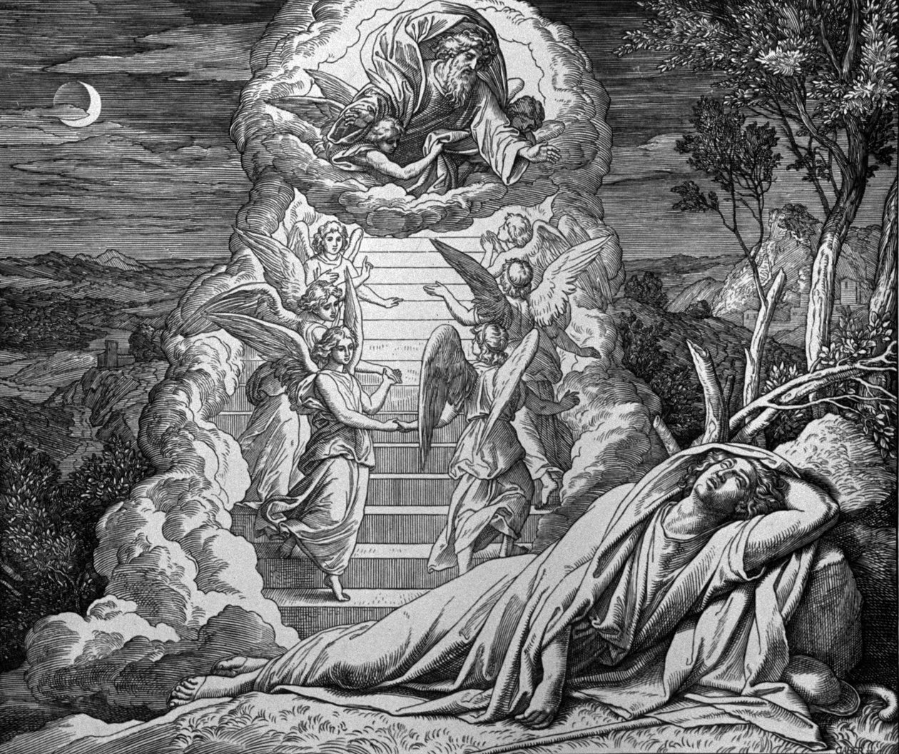 Jakobs ladder door Julius Schnorr von Carolsfeld