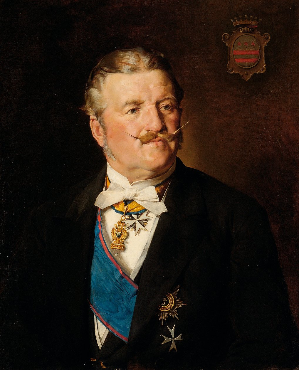Maximilian Baron von Washington door Julius Victor Berger