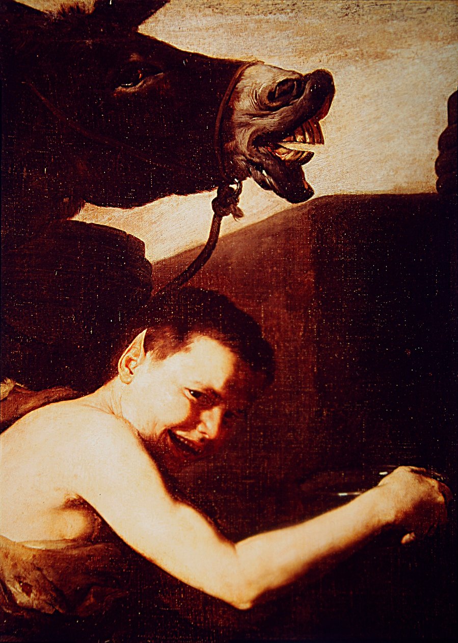Dronken Silenus, 1626 (detail) door Jusepe de Ribera