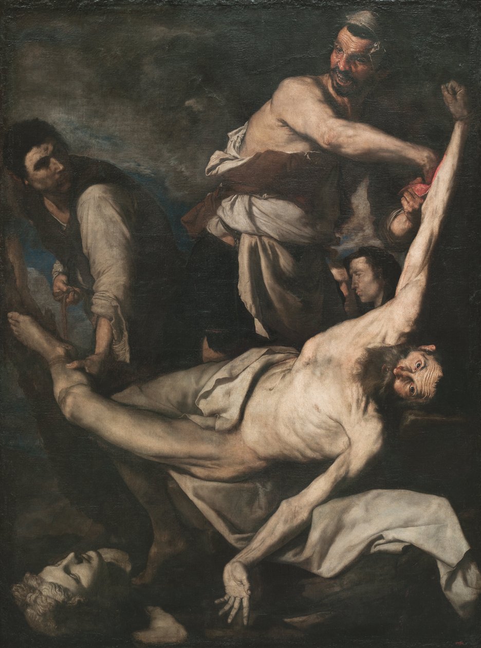 Martelaarschap van Sint Bartholomeus door Jusepe de Ribera