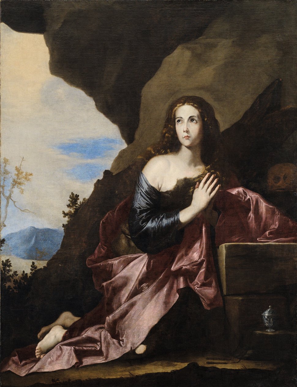 Boetvaardige Maria Magdalena door Jusepe de Ribera