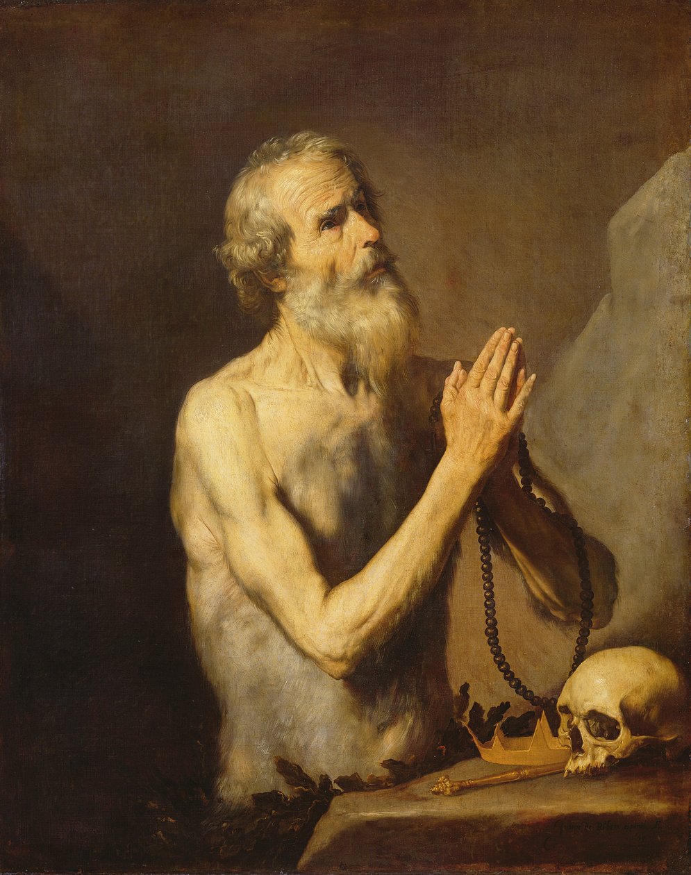 St. Onuphrius, 1637 door Jusepe de Ribera