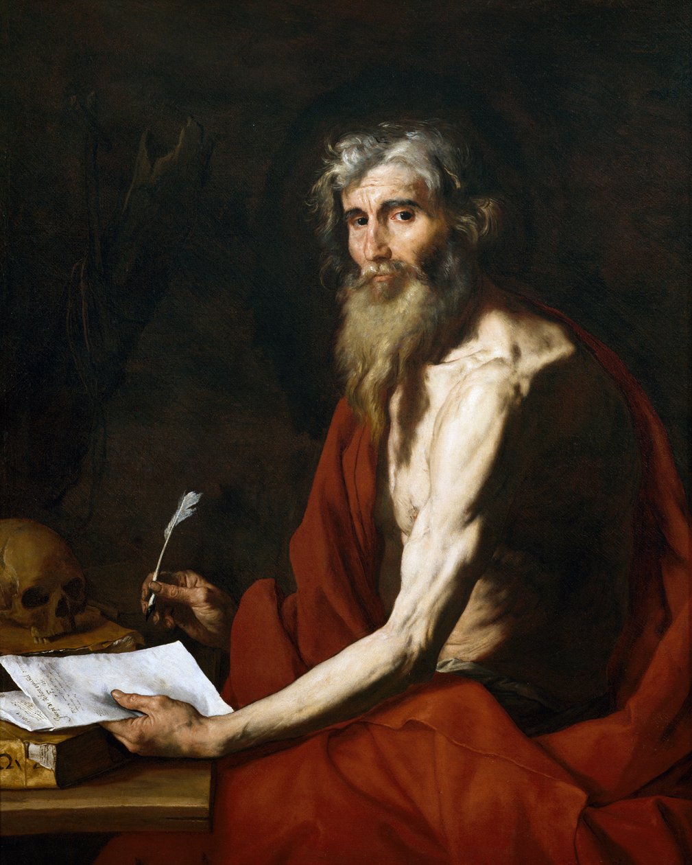 Sint Hiëronymus door Jusepe de Ribera