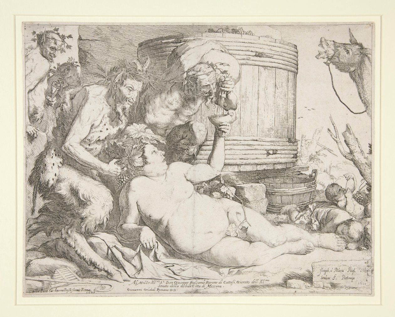 Bacchanaal (Dronken Silenus) door Jusepe de Ribera