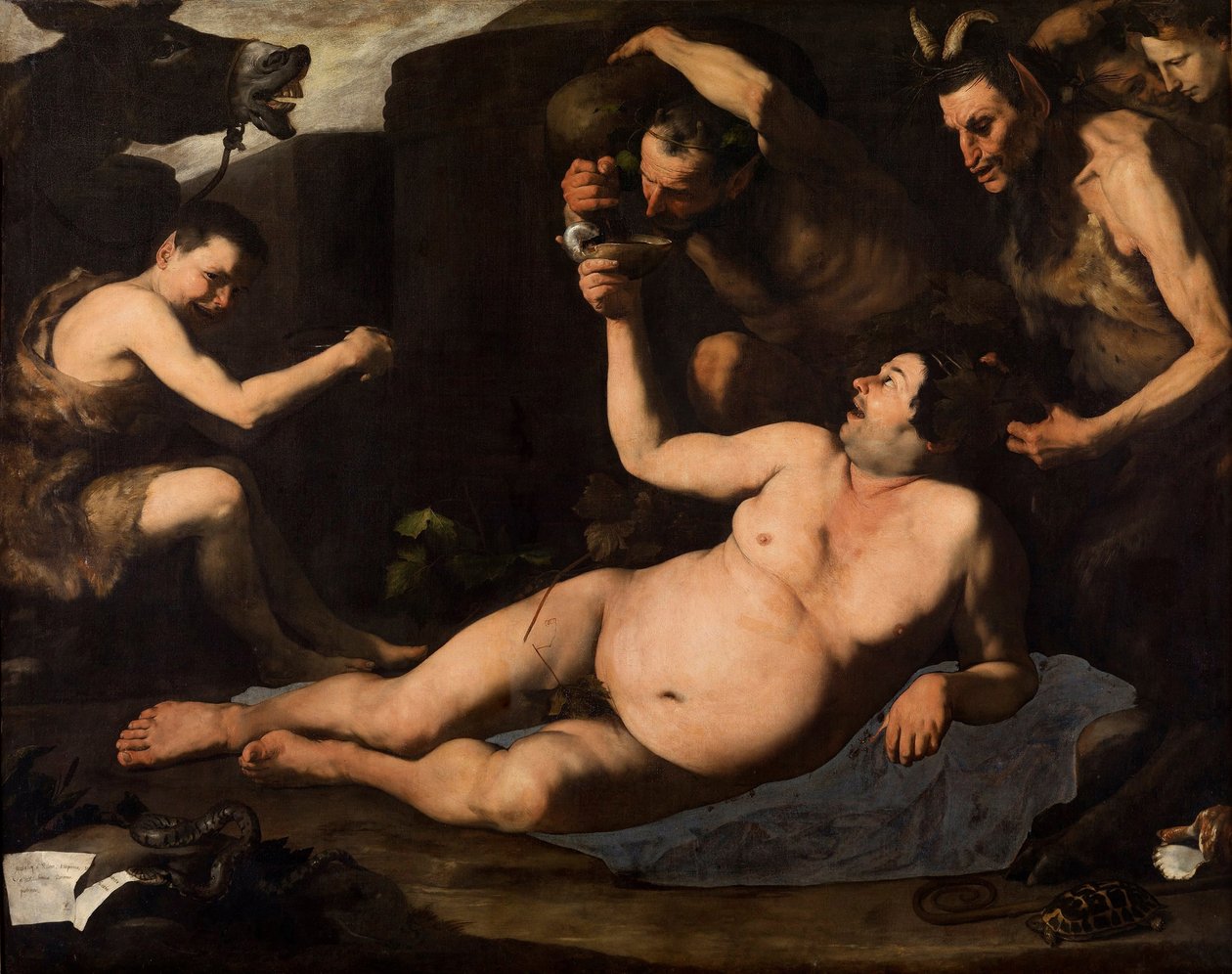 Dronken Silenus door Jusepe de Ribera