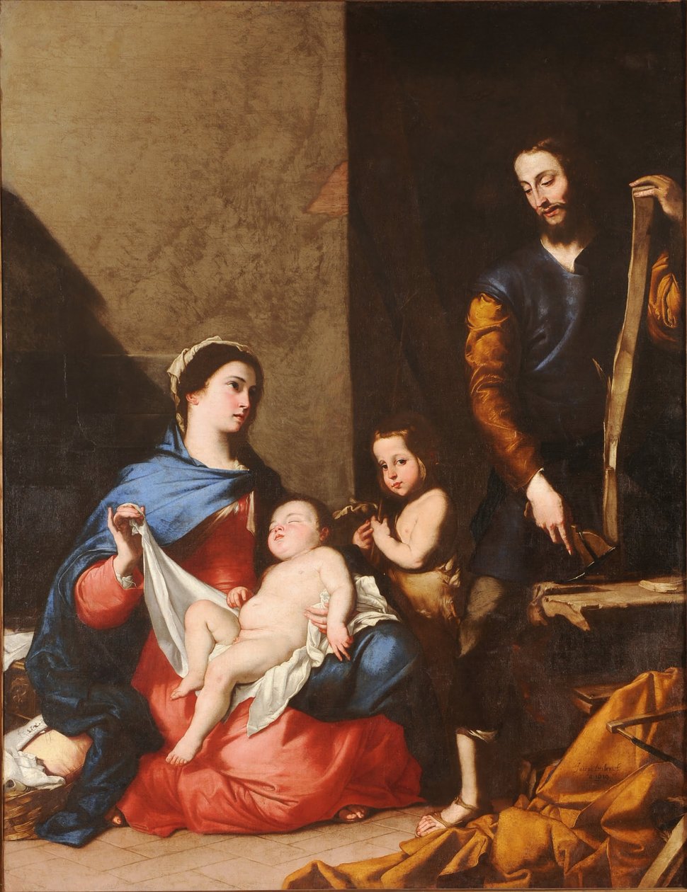 De Heilige Familie door Jusepe de Ribera