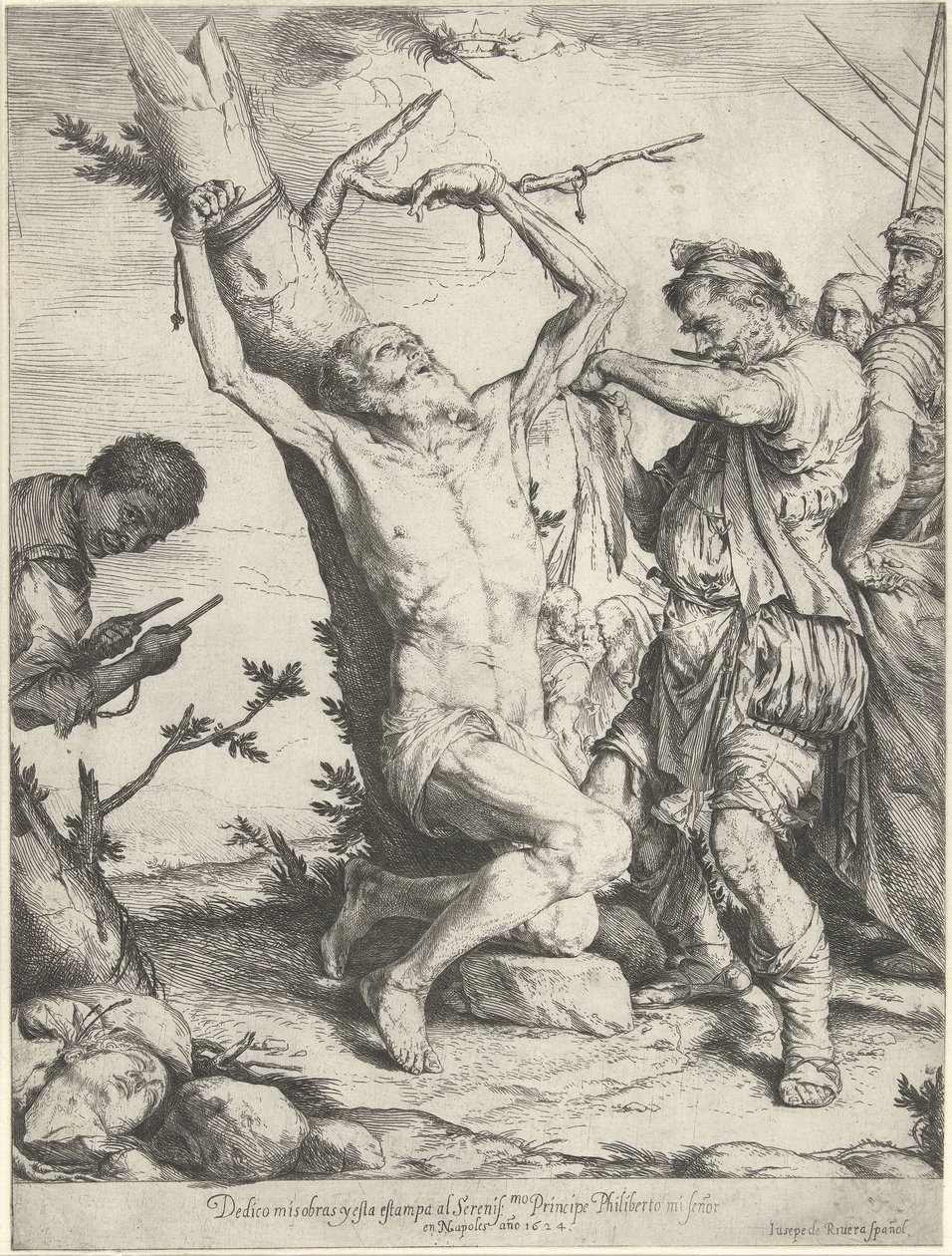 Martelaarschap van de heilige Bartholomeus door Jusepe de Ribera