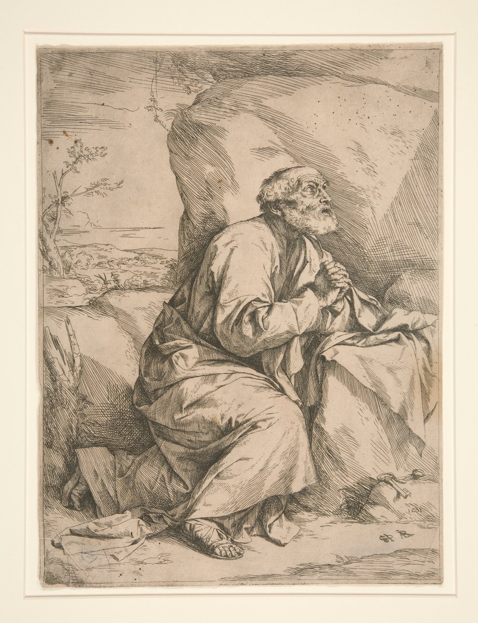 Sint Petrus in Berouw door Jusepe de Ribera