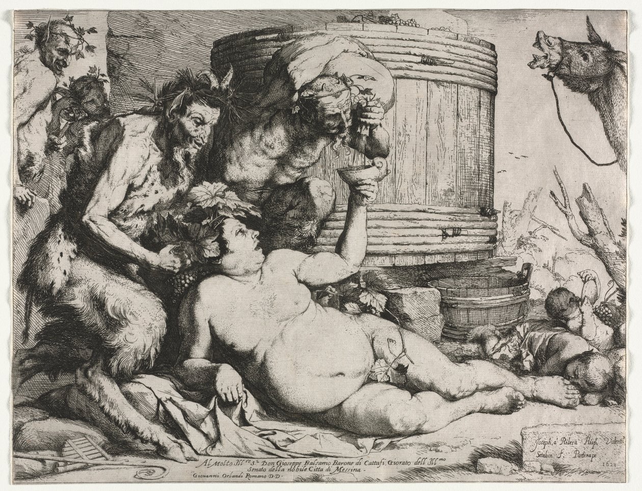 Silenus, 1628 door Jusepe de Ribera