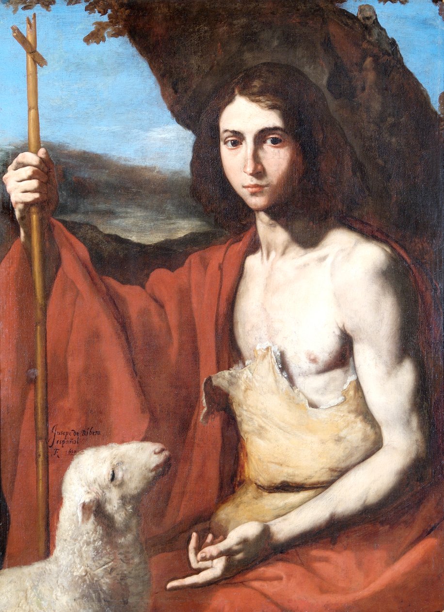 St. Johannes de Doper door Jusepe de Ribera