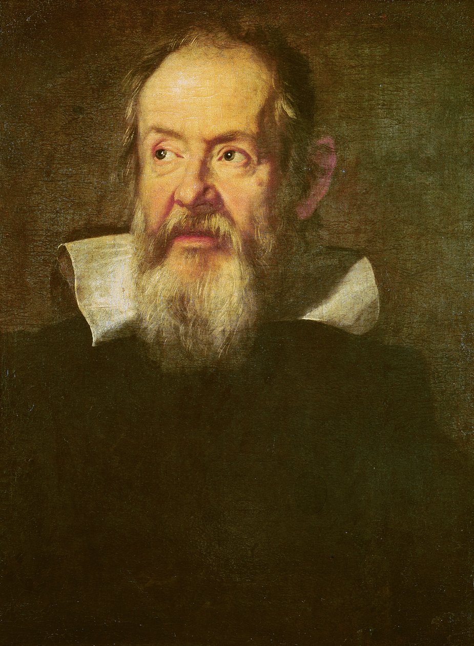 Portret van Galileo Galilei (1564-1642) 1636 door Justus Sustermans