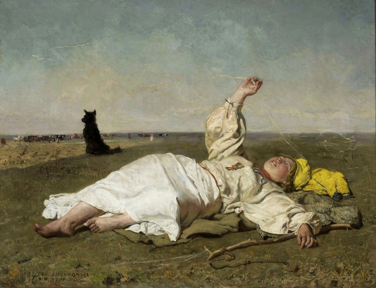 Nazomer door Józef Chełmoński