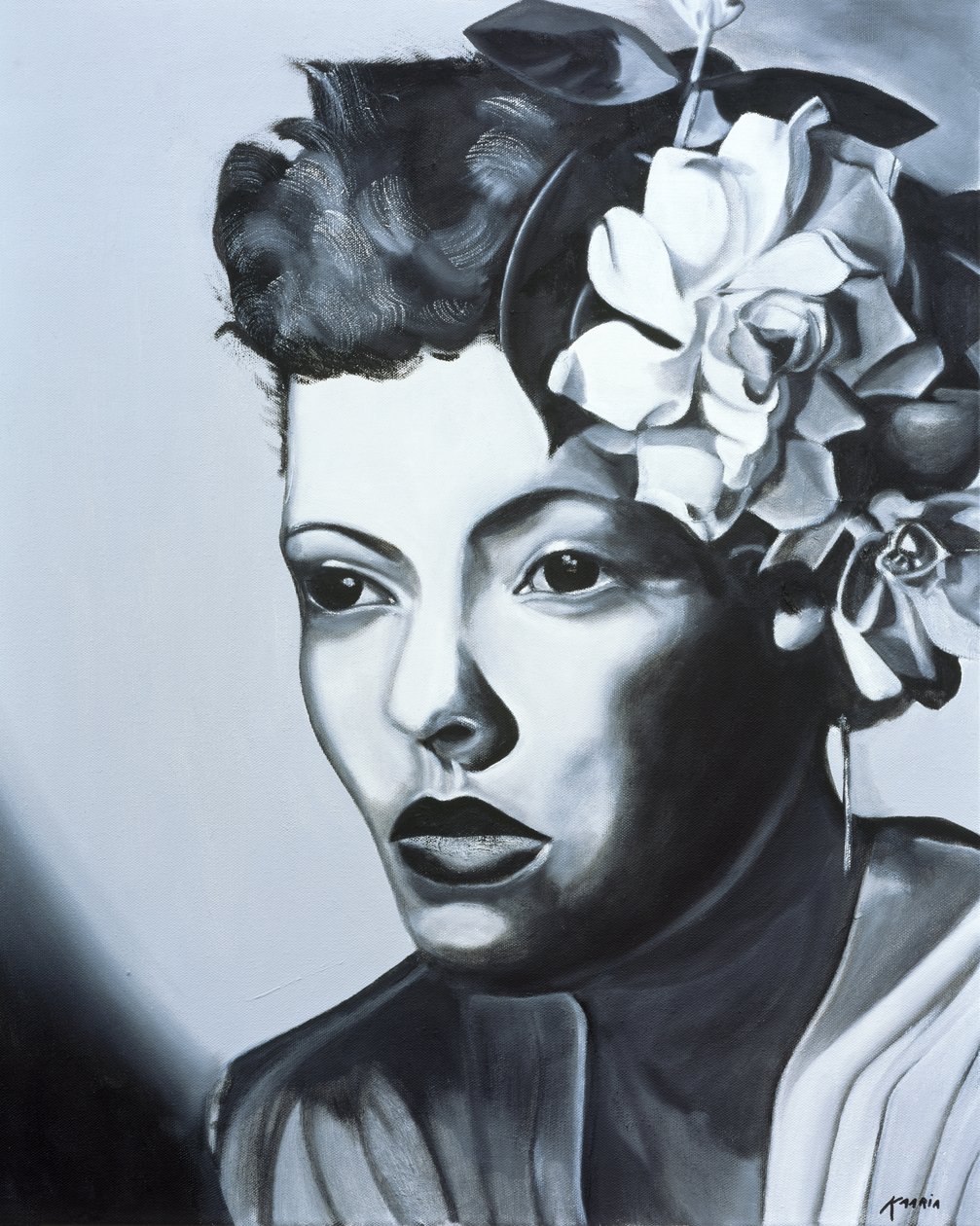 Billie Holiday (1915-59) door Kaaria Mucherera