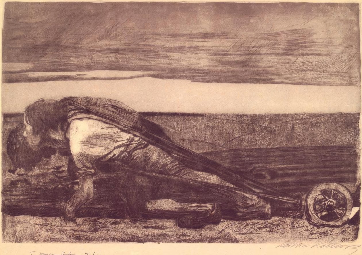 De ploegers door Käthe Kollwitz