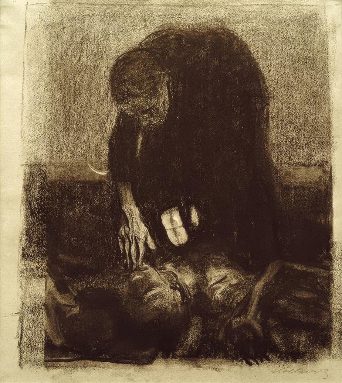 K. Kollwitz, Slagveld door Käthe Kollwitz