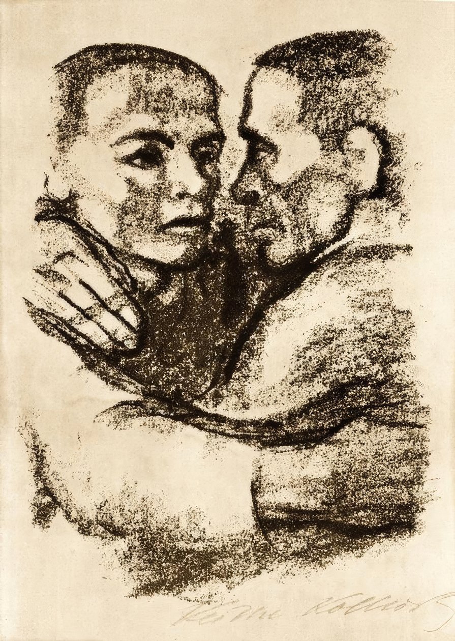 Broederschap door Käthe Kollwitz