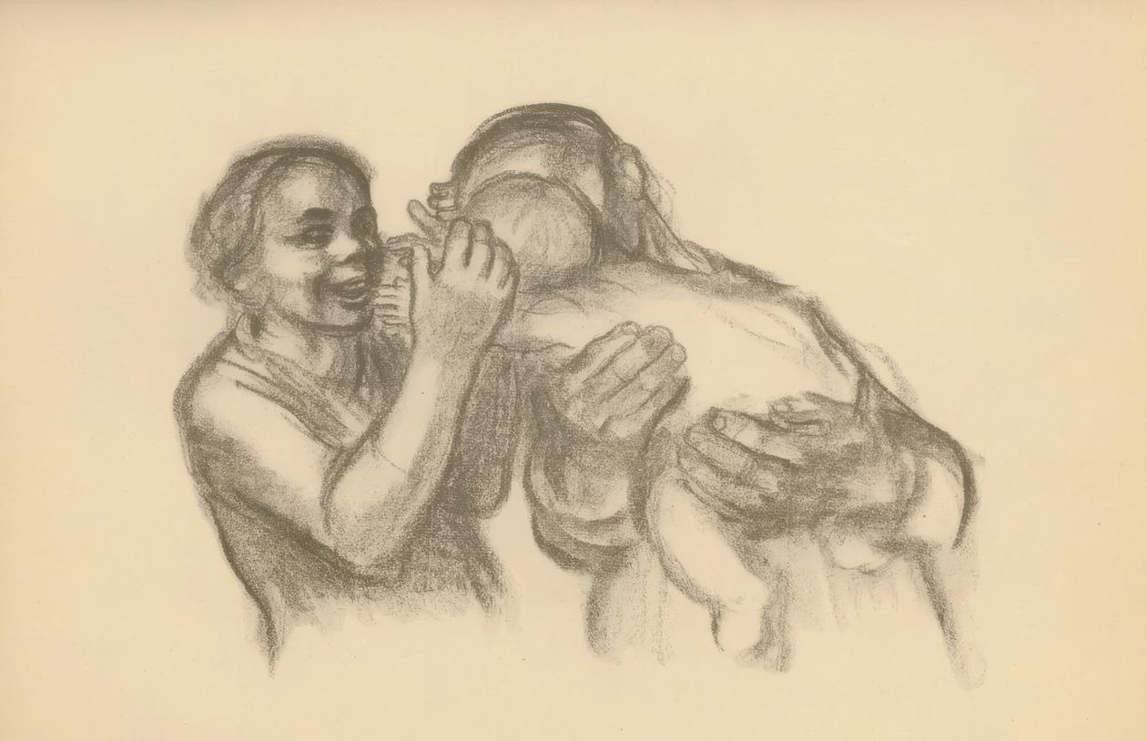 Familie door Käthe Kollwitz