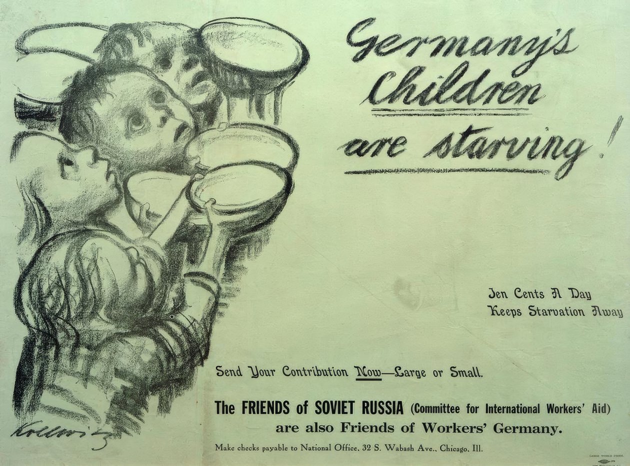 Duitslands kinderen verhongeren door Käthe Kollwitz