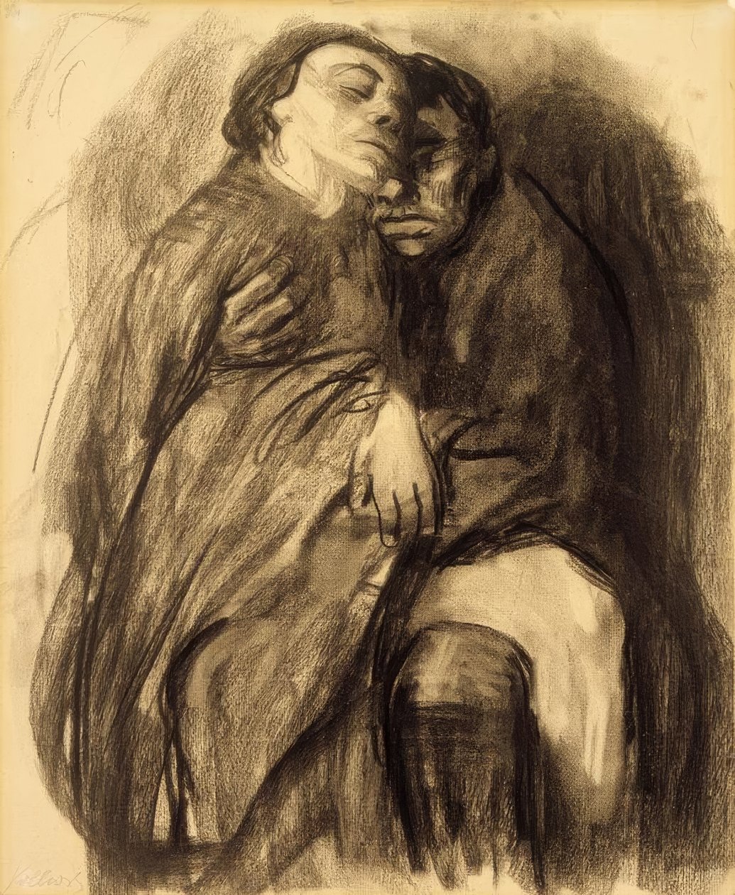 K.Kollwitz, Liefdespaar door Käthe Kollwitz