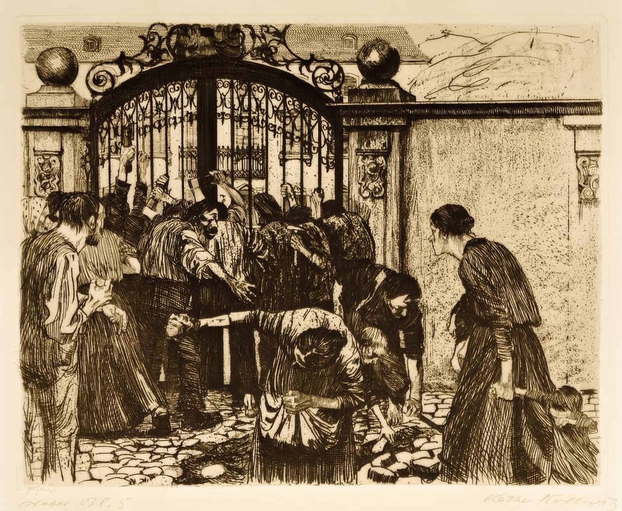 Storm door Käthe Kollwitz