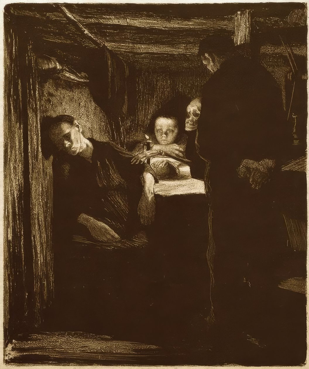 Dood door Käthe Kollwitz