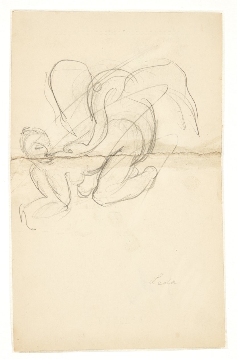 Leda met de zwaan door Kai Nielsen