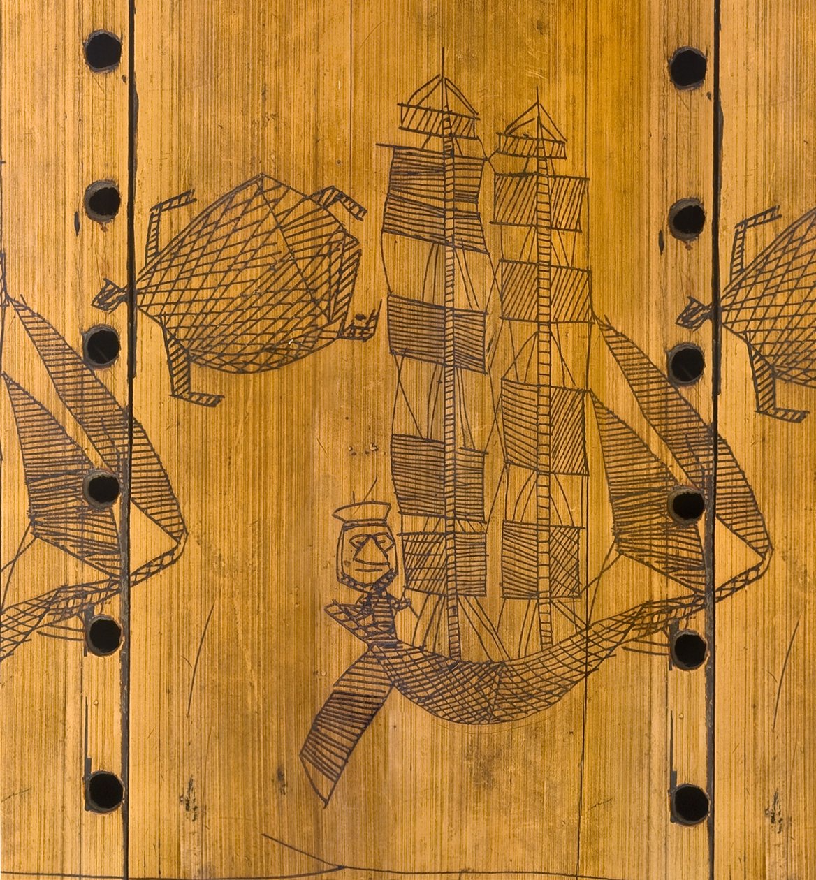 Fluit (bamboe) door Kanak culture