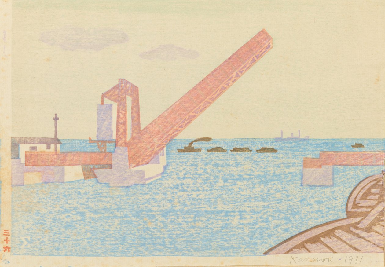 Shibaura-brug door Kanenori Suwa