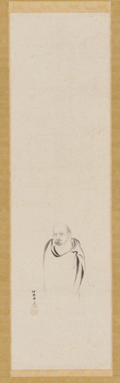 Bodhidharma, Edo-periode, 17e eeuw door Kanō Tan’yū