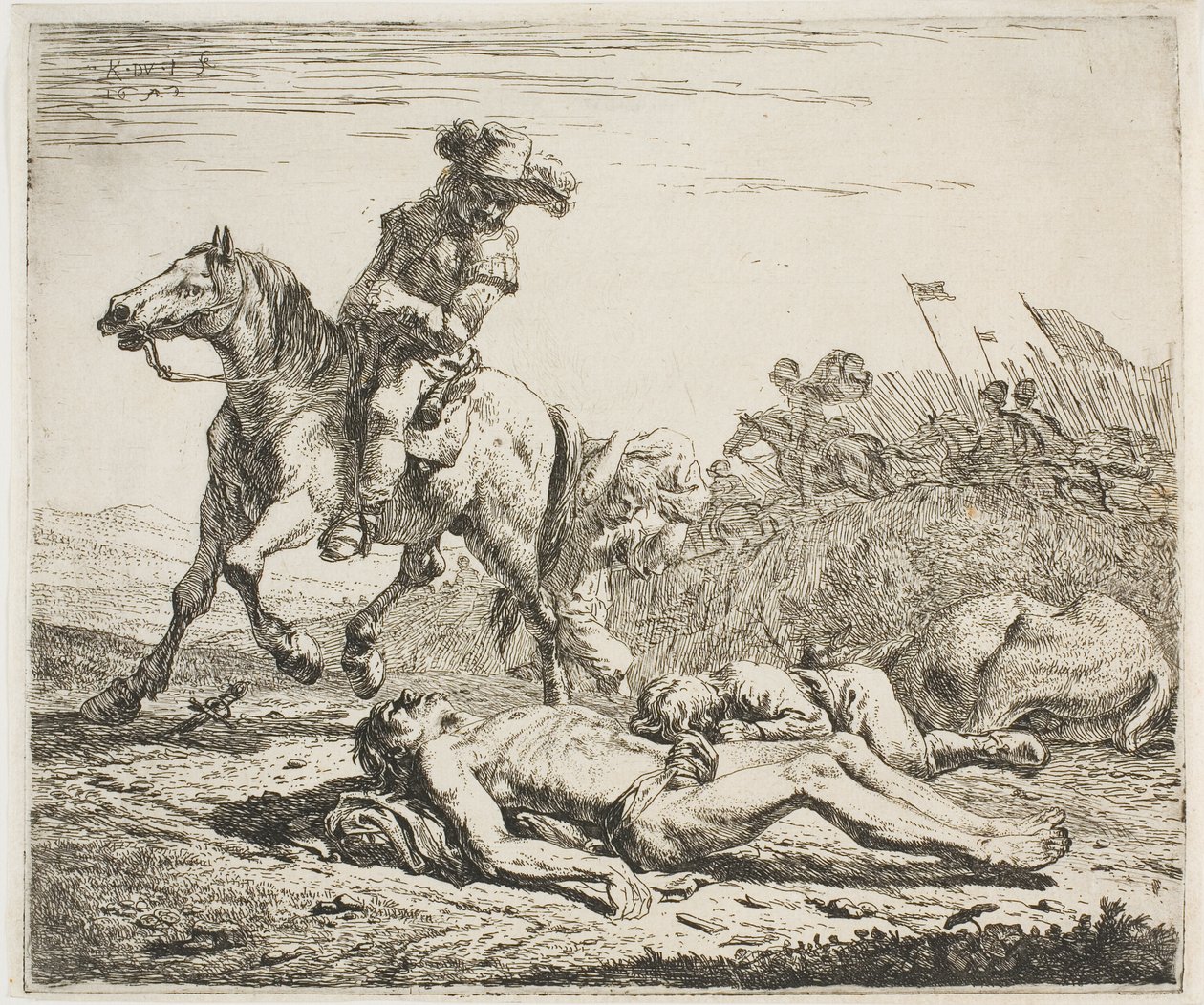 Het slagveld door Karel Dujardin
