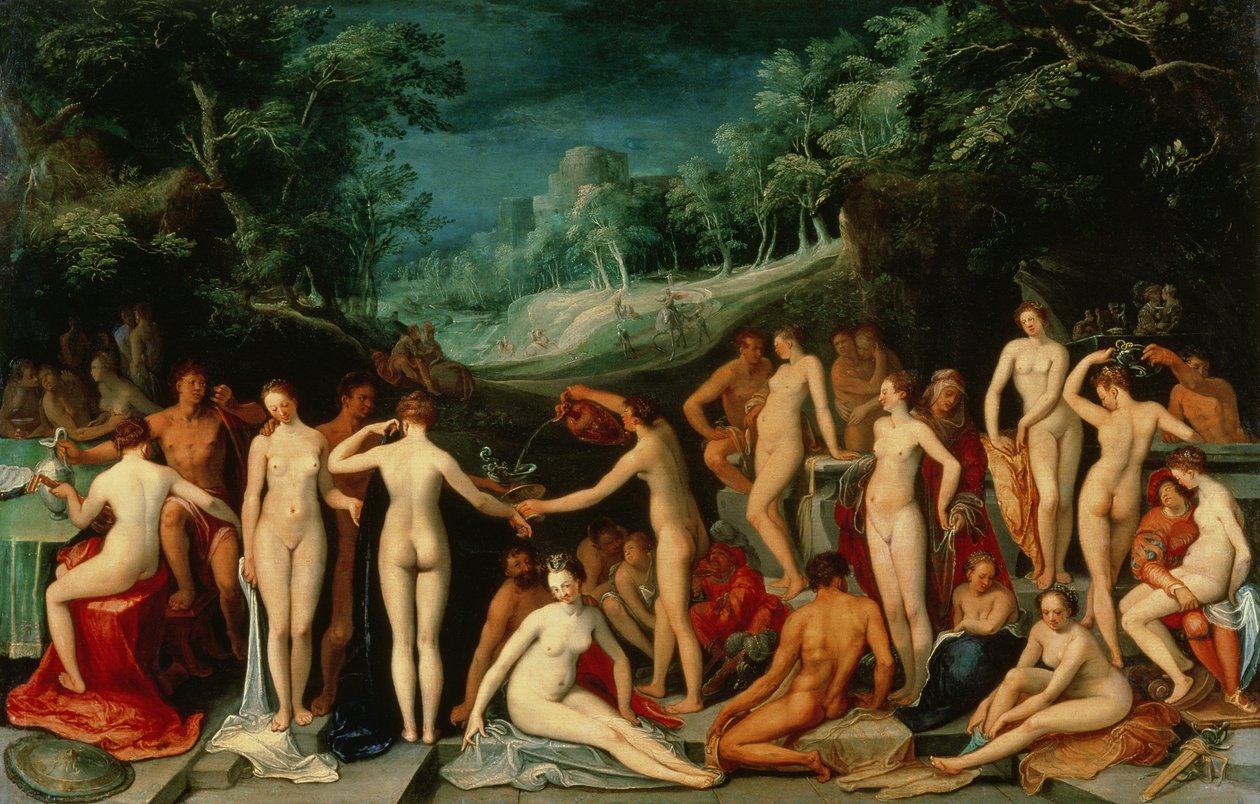 De tuin der liefde door Karel Van Mander