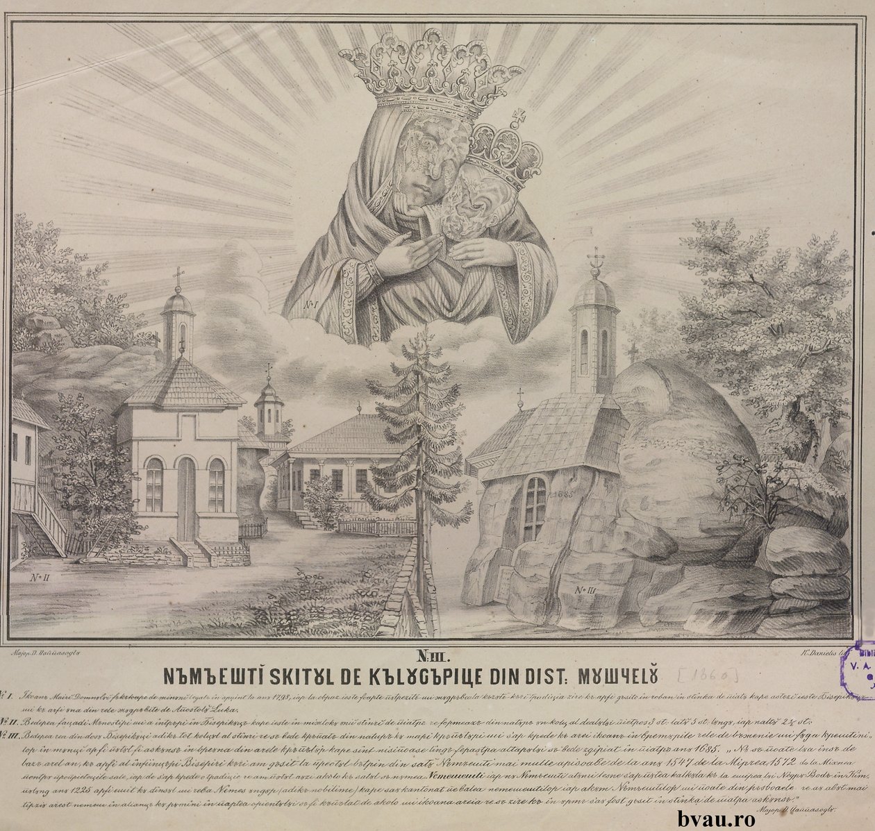 Klooster Nămăești door Karl Danielis