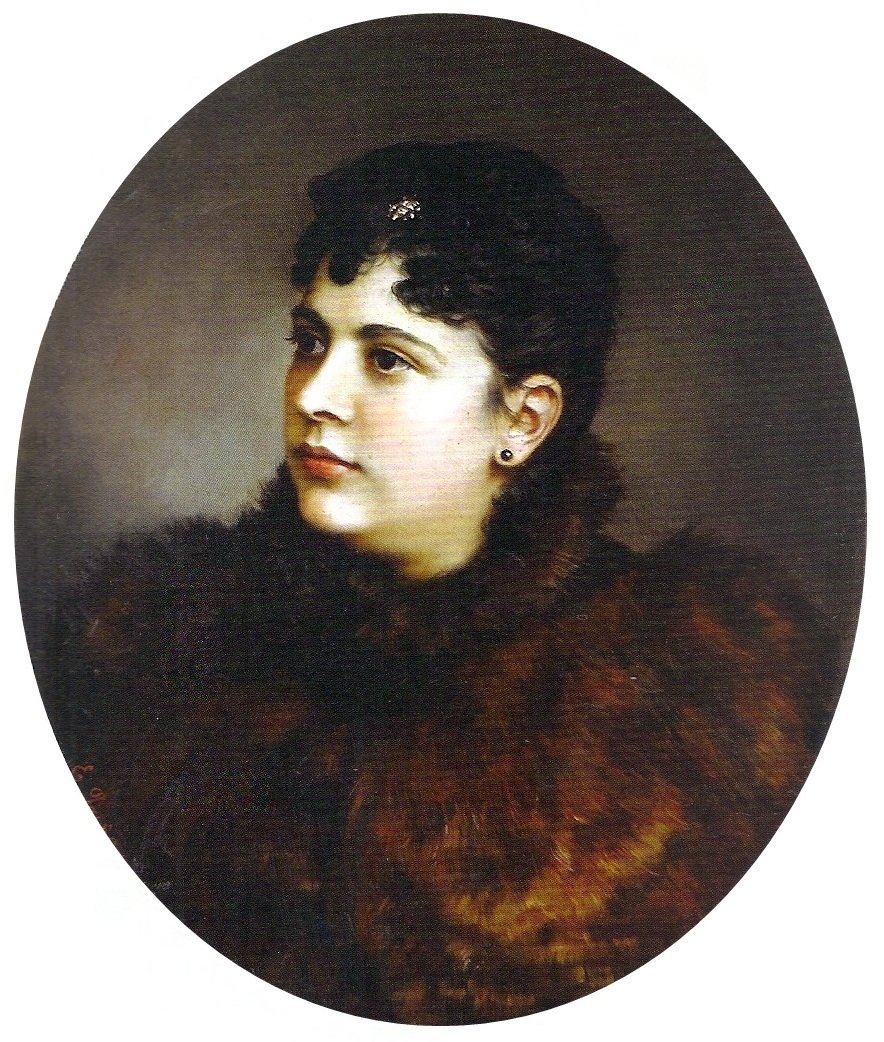 Portret van Dona Tita door Karl Ernest Papf