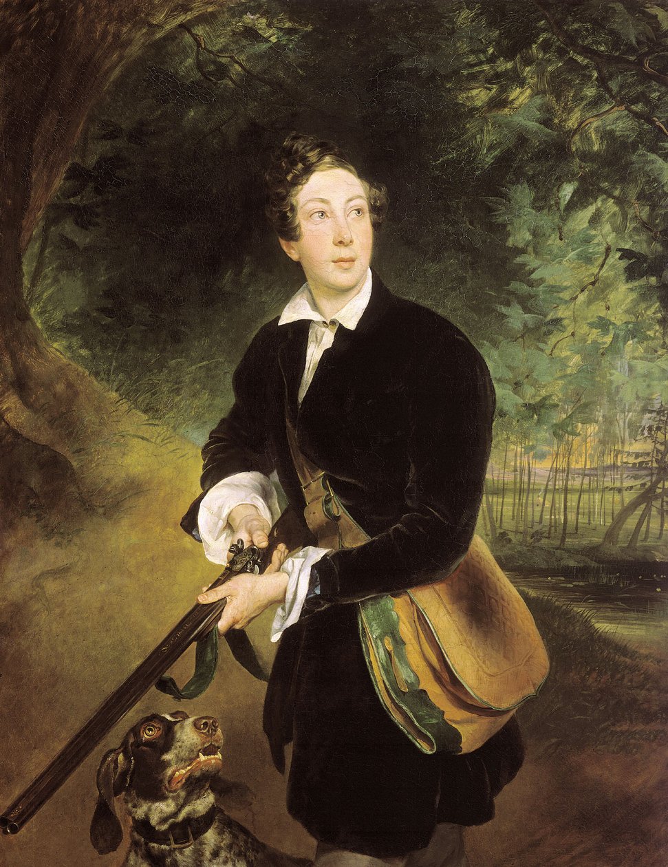 Portret van Aleksej Konstantinovitsj Tolstoj door Karl Bryullov