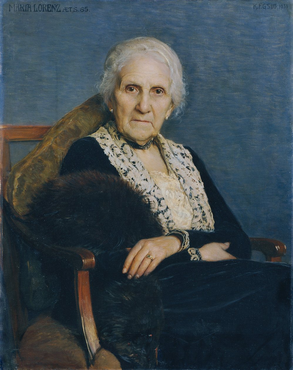 Maria Lorenz door Karl Friedrich Gsur