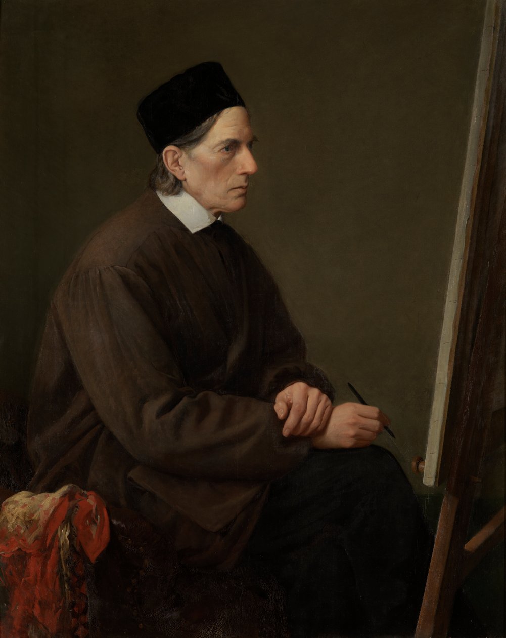 De Schilder Johann Friedrich Overbeck door Karl Hoffmann