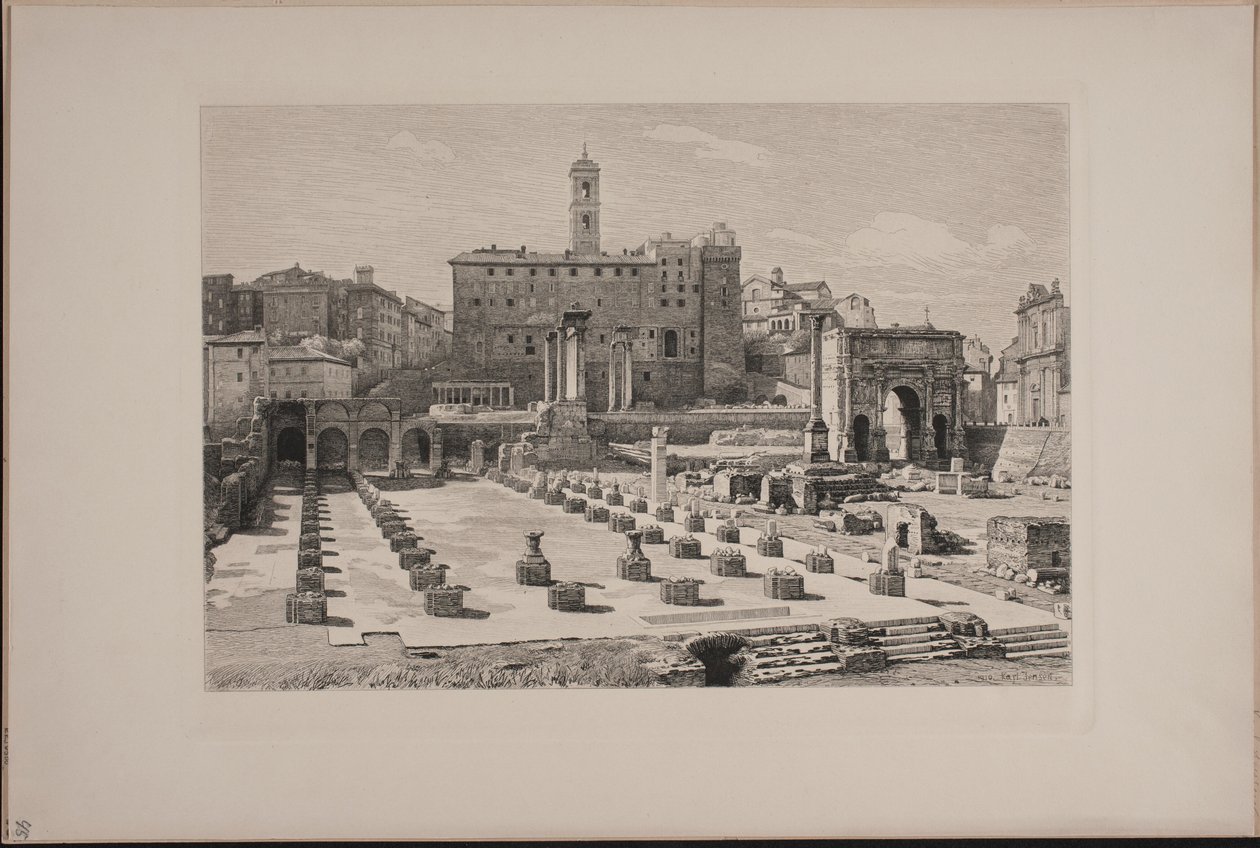 Forum Romanum door Karl Jensen