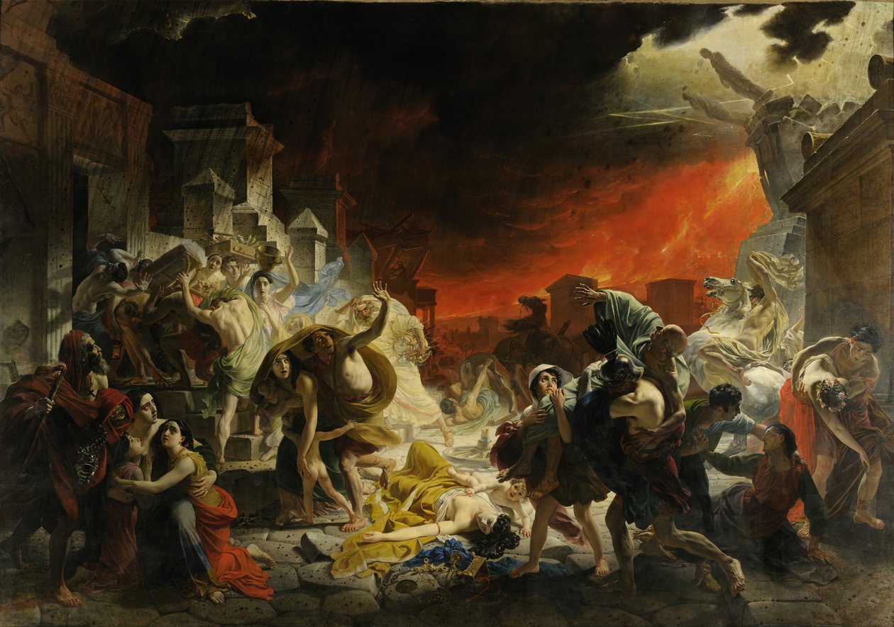 De laatste dag van Pompeii door Karl Pavlovich Bryullov