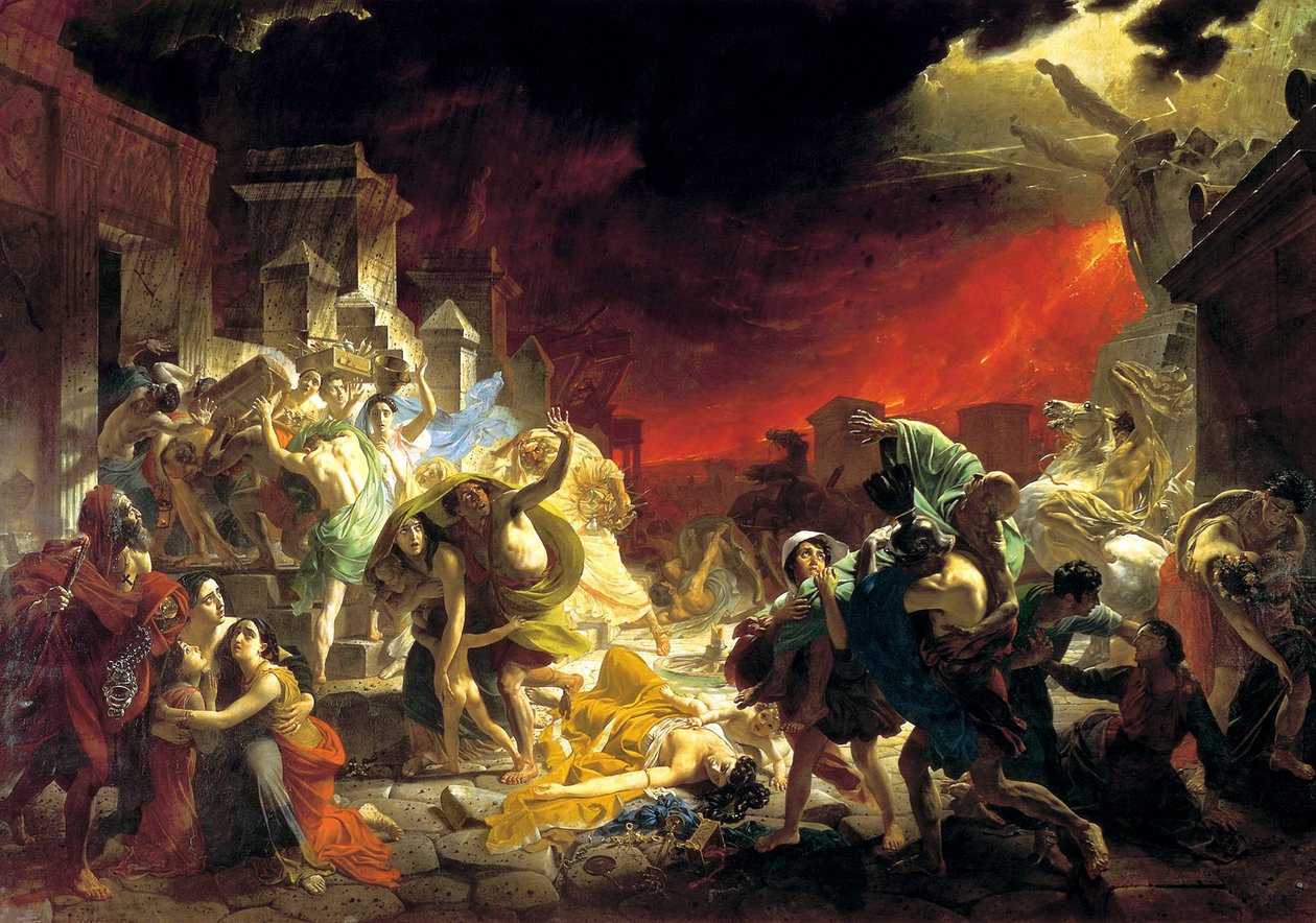 De laatste dag van Pompeii door Karl Pavlovich Bryullov